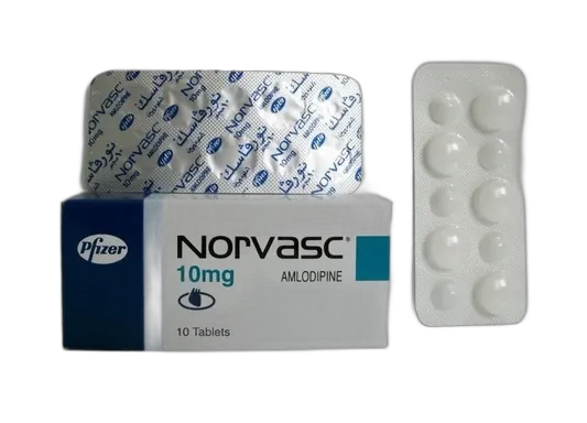 NORVASC 10 MG 10 TAB new