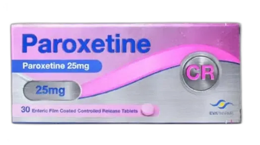 paroxetine 25 mg cr 30tab