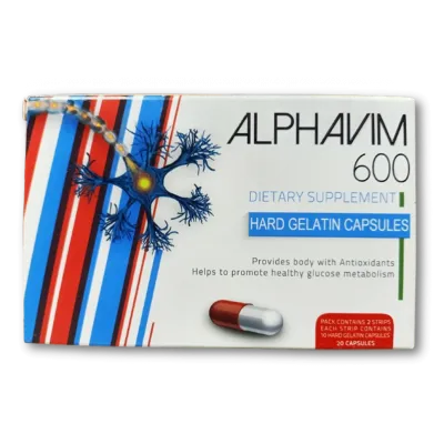alphavim600mg20cap