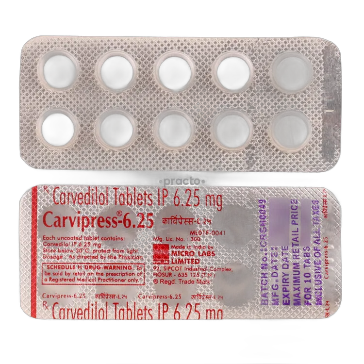 carvipress6.25mg20tab