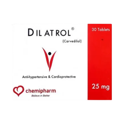 DILATROL25MG30TAB NEW