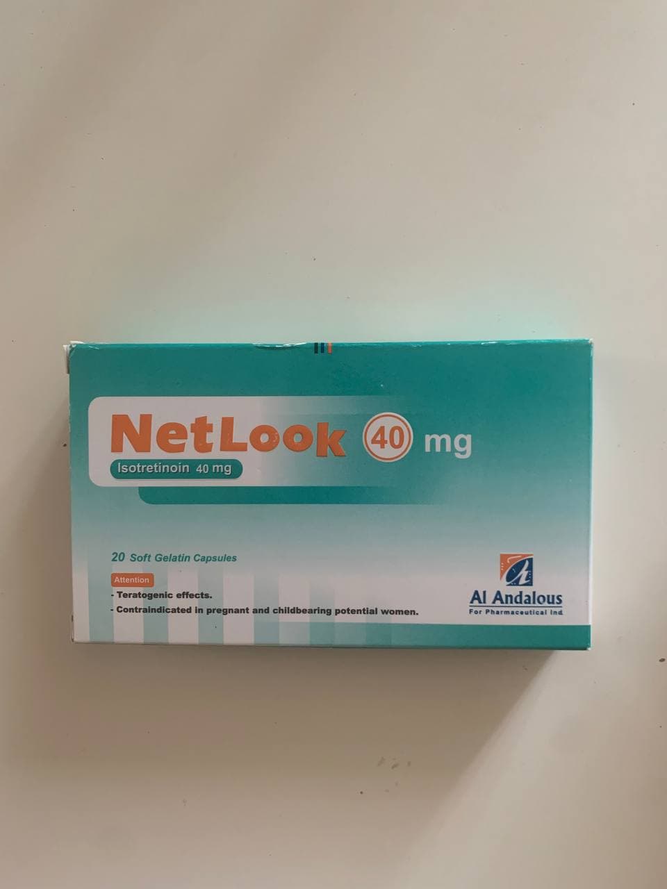 نيت لوك 40 مجم 20 كبسولة