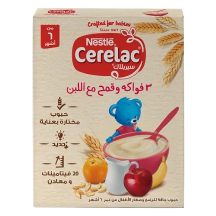 سيريلاك فواكةبالقمح واللبن250