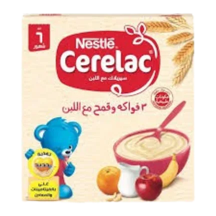 سيريلاك3فواكةوقمح مع اللبن125جرام