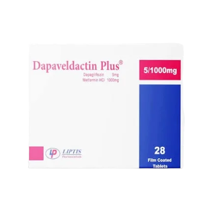dapaveldactin plus5&1000mg28tab new