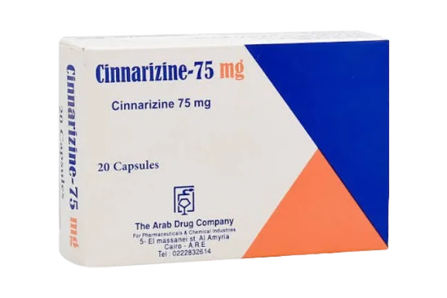 CINNARIZINE  75 MG  20 CAP