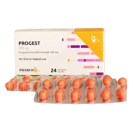 PROGEST 100MG 24CAP
