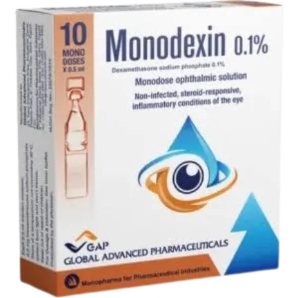 مونودكسين0.1%محلول للعين