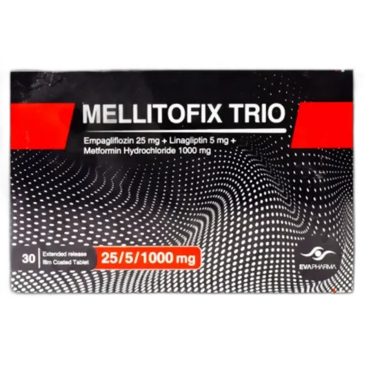 mellitofix trio 25&5&1000mg 30tab