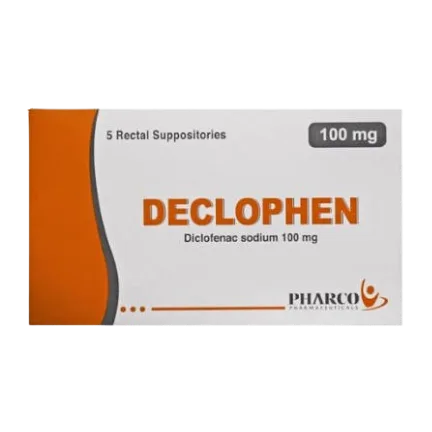 DECLOPHEN 100MG 5SUPP