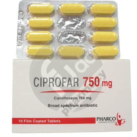 سيبروفار750مجم10قرص
