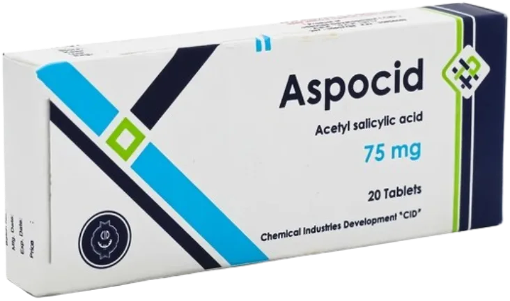 ASPOCID  75  MG  20  TAB