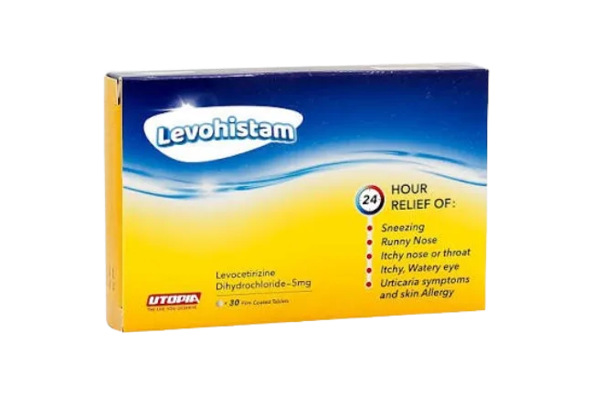 LEVOHISTAM5MG30TAB