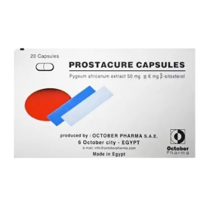 PROSTACURE  50MG.20CAPS old