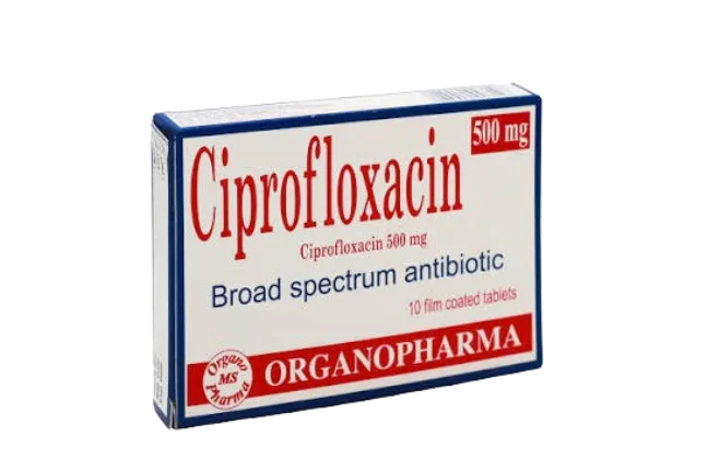 ciprofloxacin500mg organo