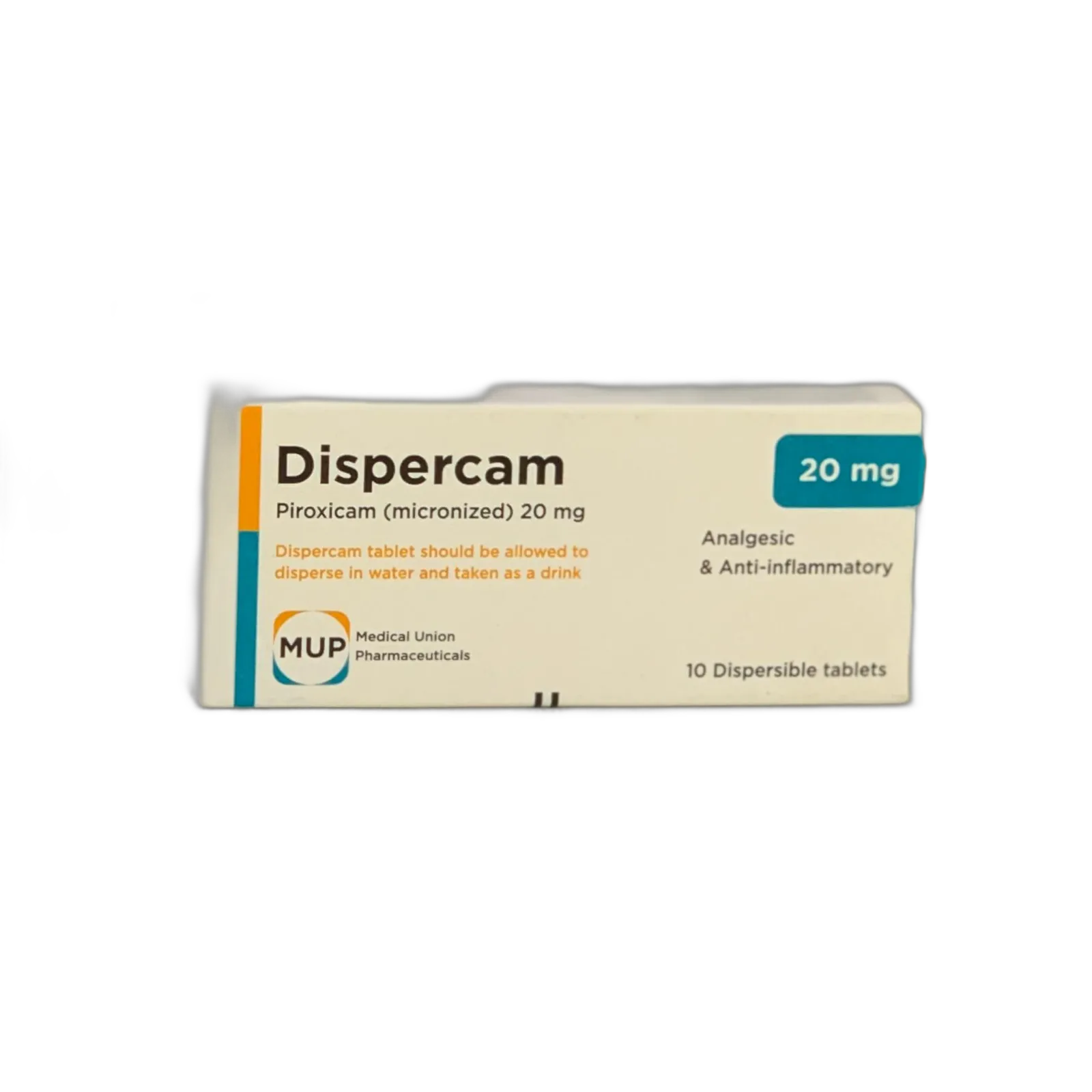 DISPERCAM  20 MG 10 TAB new