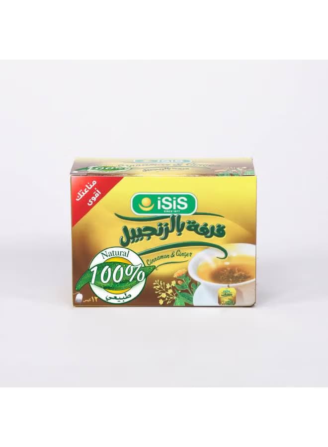 ايزيس زنجبيل بلقرفة 12 كيس