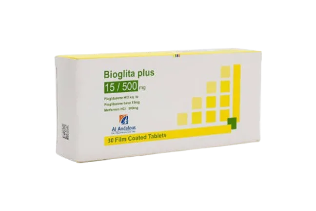 BIOGLITA PLUS 15&500MG 30TAB NEW