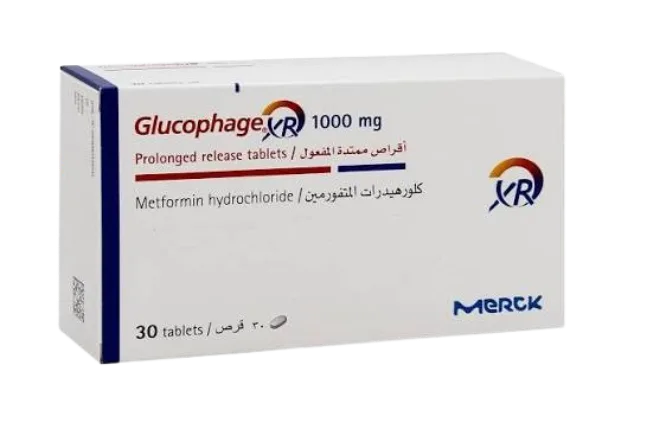 GLUCOPHAGE XR1000MG30TAB old