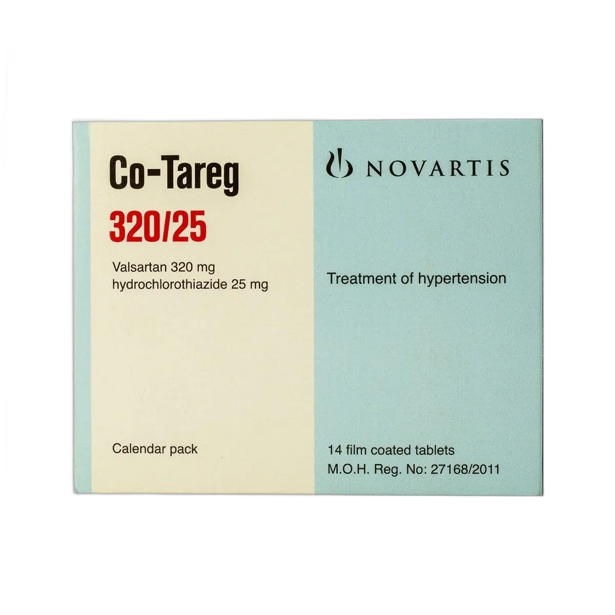 cOtareg320&12.5mg14tab