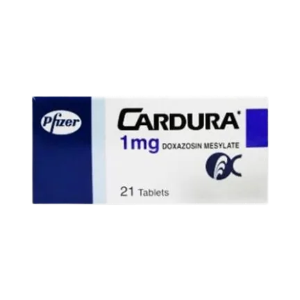 cardura 1mg 21tab old