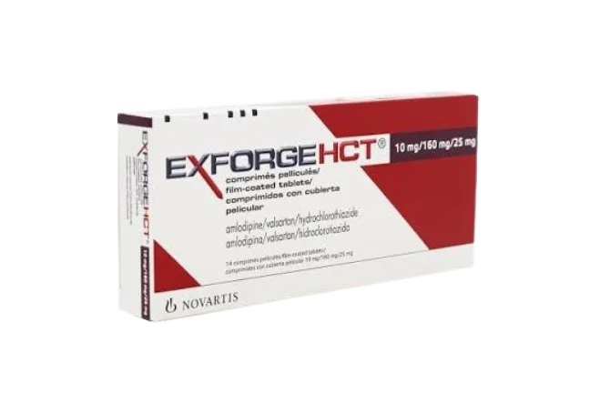 exforge hct10 160 25mg14tab