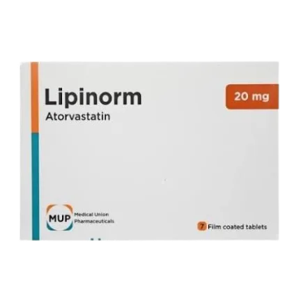 Lipinorm 20 mg 7 tab