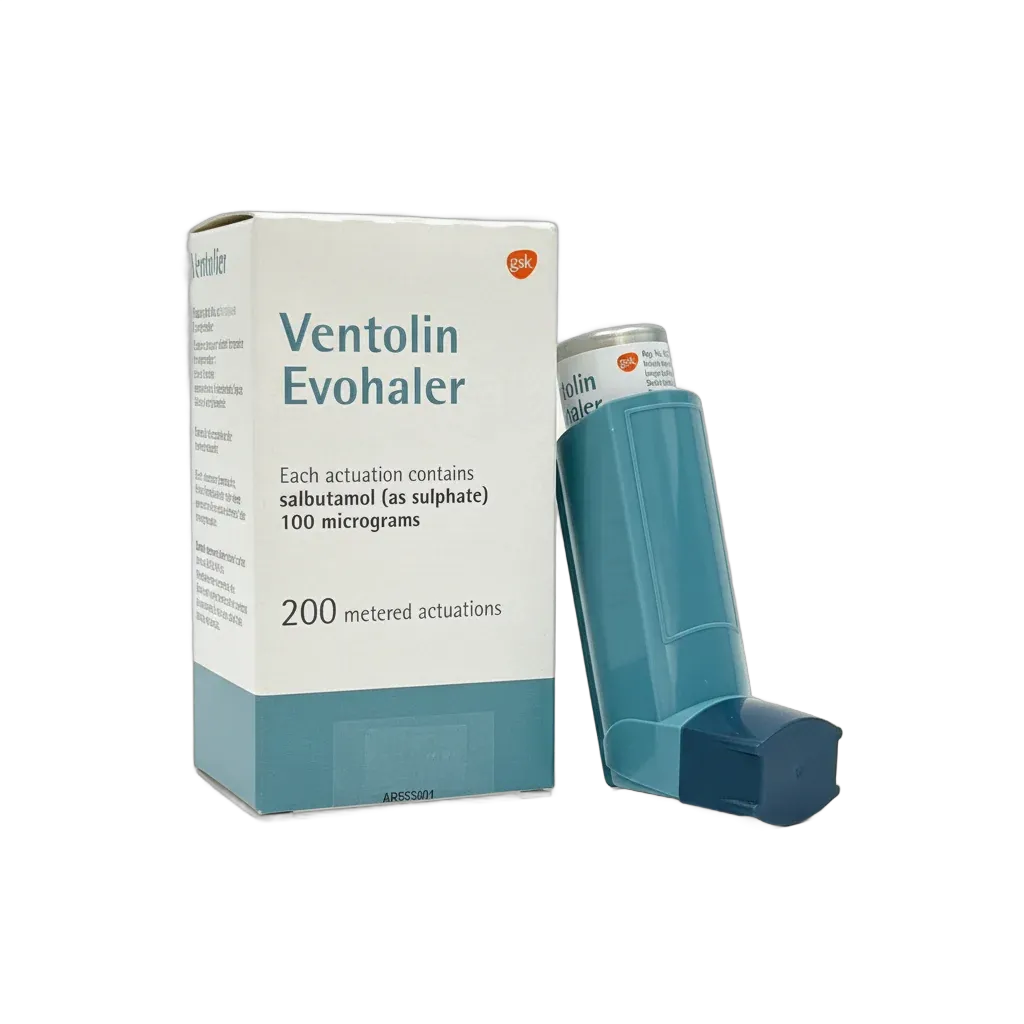 VENTOLIN EVUHALER 100MCGM