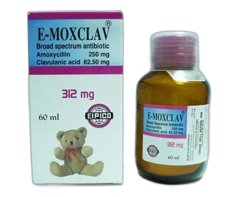 E-MOXCLAV   312MG  SYRUP 60ML