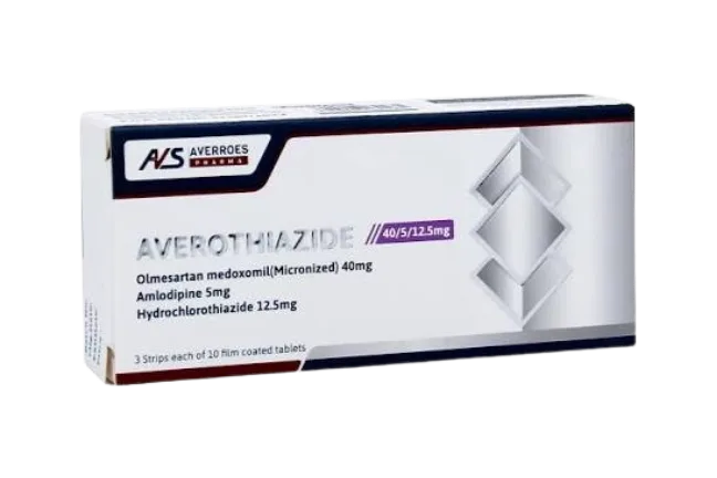 AVEROTHIAZIDE 40&10&12.5MG 30TAB