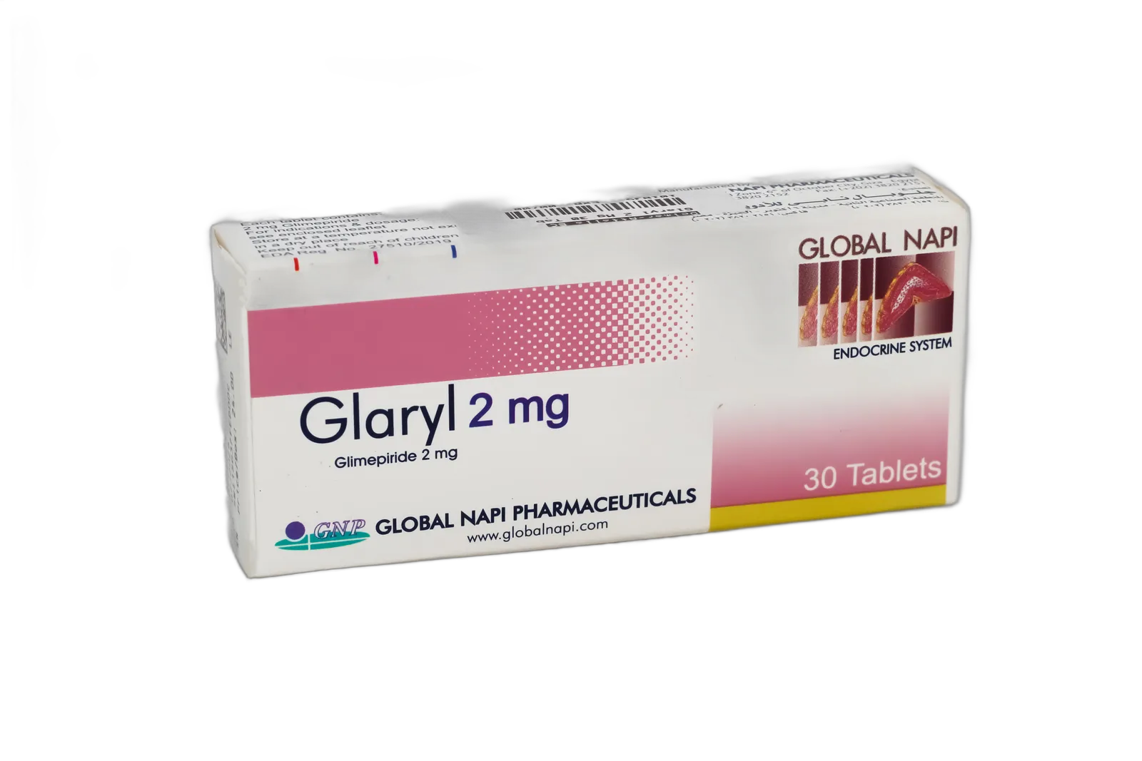 GLARYL 2MG 30TAB