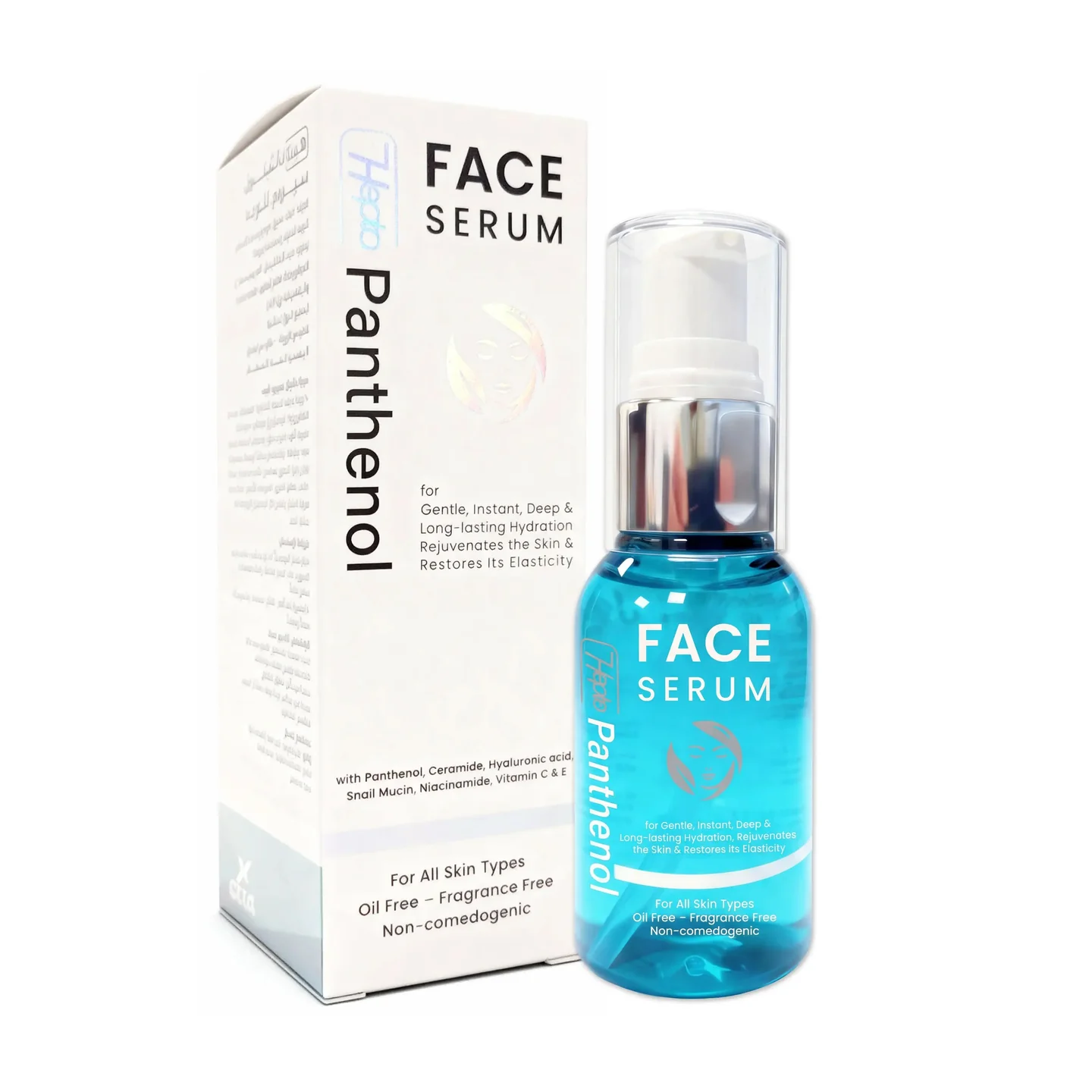 hepta panthenol face wash