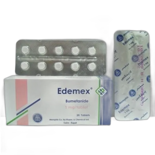 EDEMEX  1  MG  20  TAB old