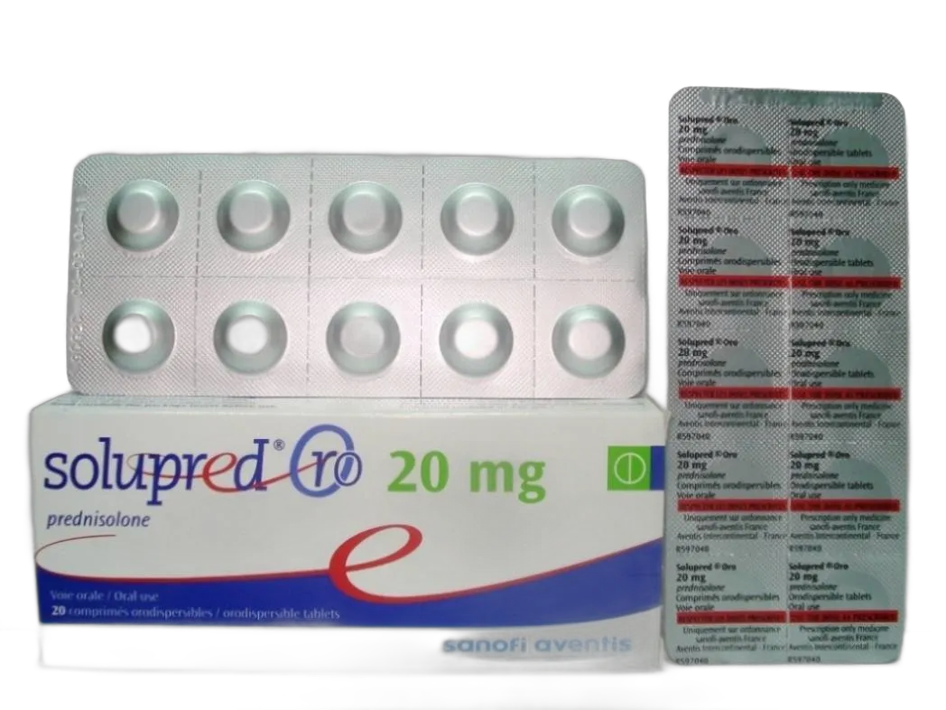 SOLUPRED 20 MG 20 TAB IMP