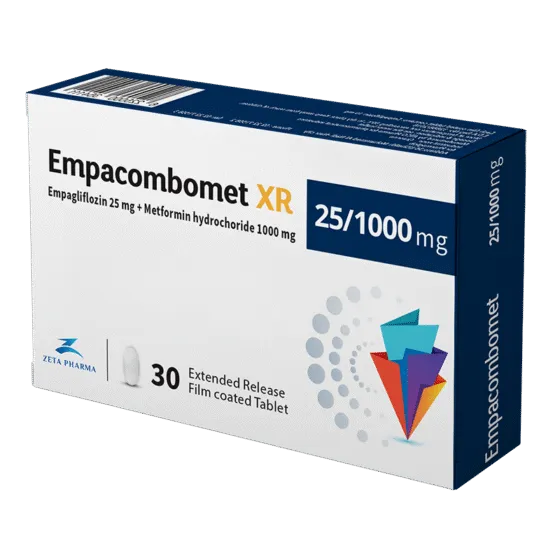 empacombomet xr25&1000mg 30tab