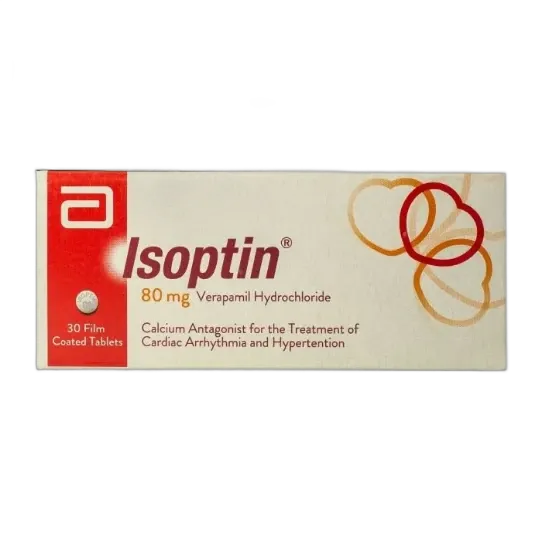 ISOPTIN- 80 MG- 30 TAB NEW
