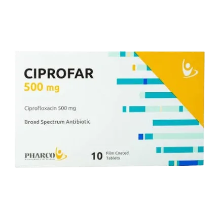 CIPROFAR500MG10TAB