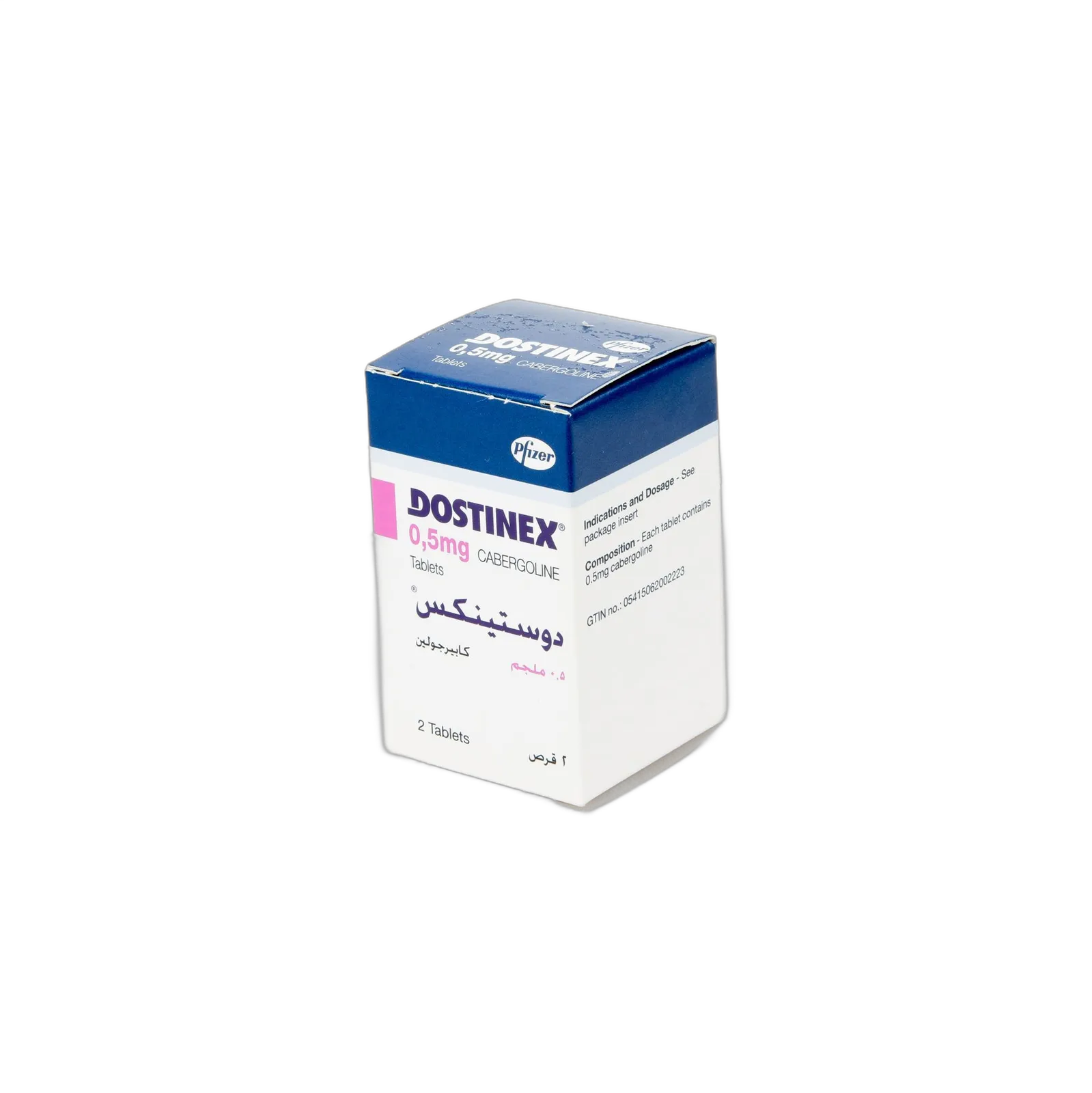 DOSTINEX  0.5 MG 2TAB