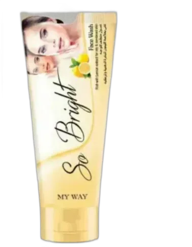 so bright face wash