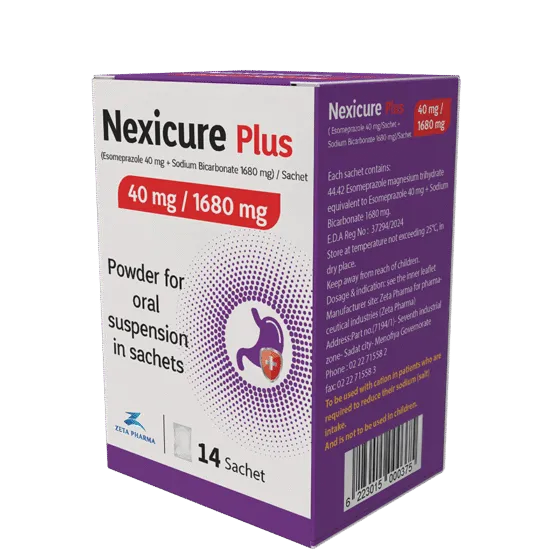NEXICURE PLUS40&1100MG14CAP