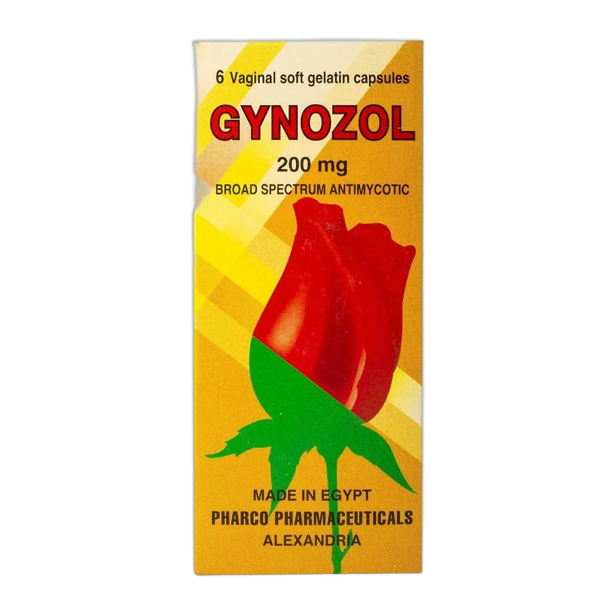 GYNOZOL 200MG 6CAP
