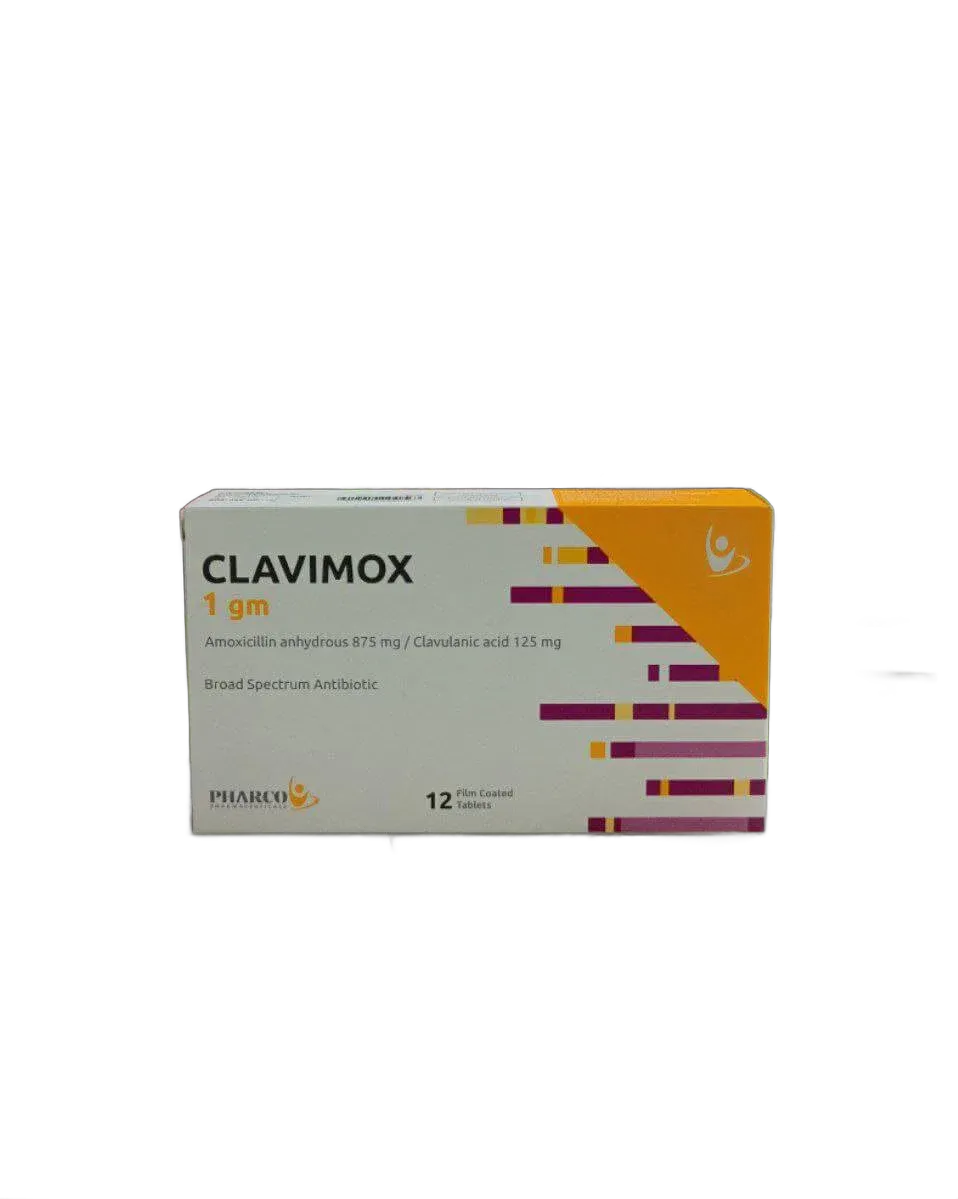 clavimox 1gm 12tab