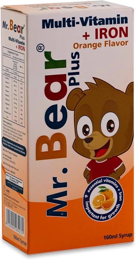 MR BEAR PLUS160ML SYRUP new